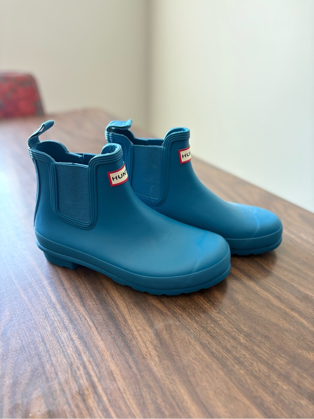 Hunter Chelsea Rainboots - US 8 - Petrol